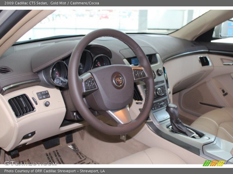 Gold Mist / Cashmere/Cocoa 2009 Cadillac CTS Sedan