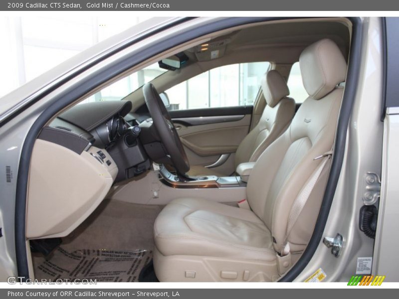 Gold Mist / Cashmere/Cocoa 2009 Cadillac CTS Sedan