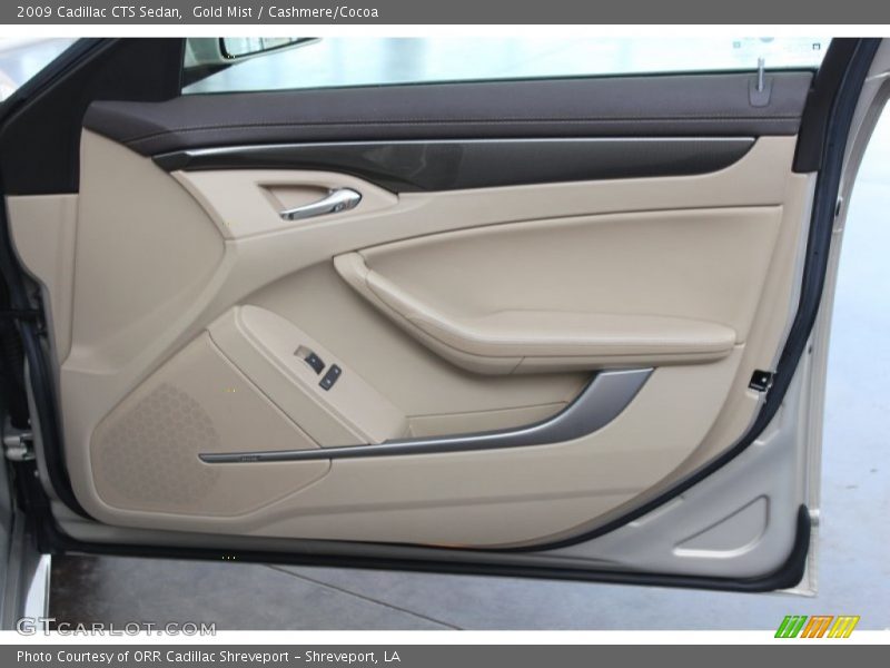 Gold Mist / Cashmere/Cocoa 2009 Cadillac CTS Sedan