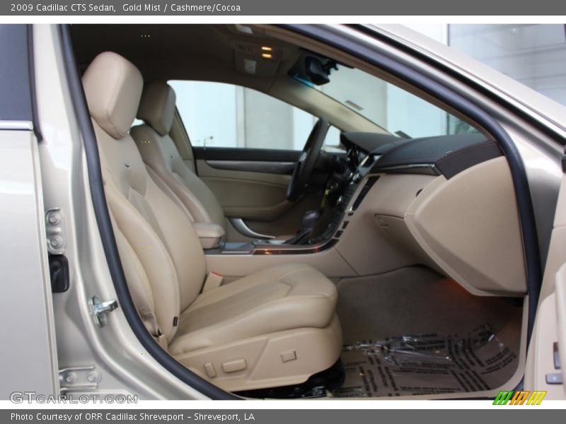 Gold Mist / Cashmere/Cocoa 2009 Cadillac CTS Sedan