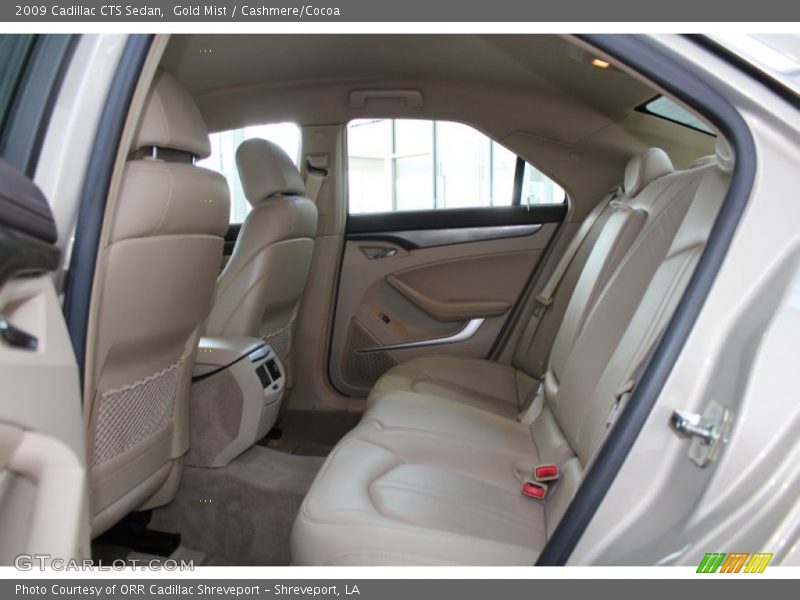 Gold Mist / Cashmere/Cocoa 2009 Cadillac CTS Sedan