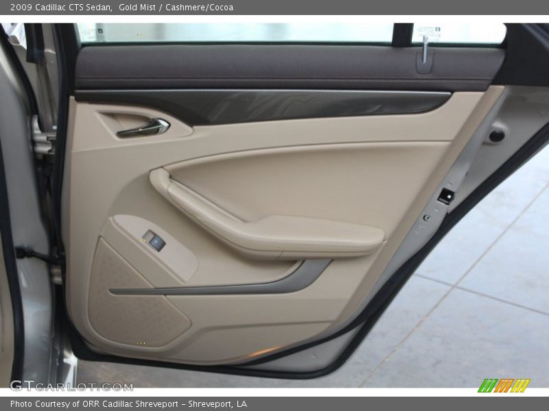 Gold Mist / Cashmere/Cocoa 2009 Cadillac CTS Sedan