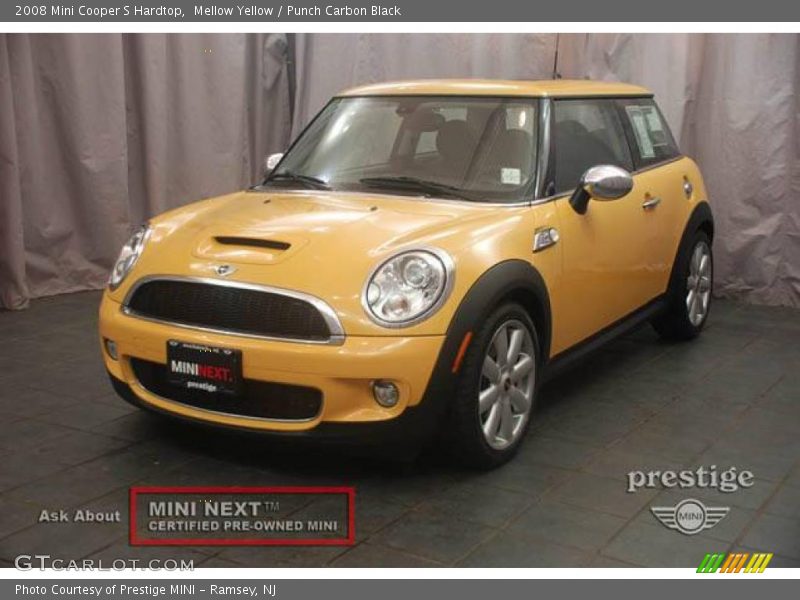 Mellow Yellow / Punch Carbon Black 2008 Mini Cooper S Hardtop