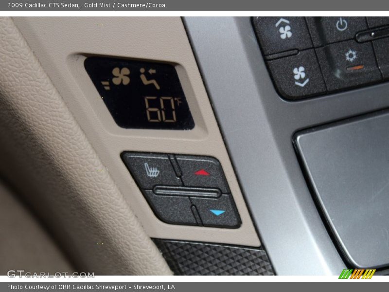 Gold Mist / Cashmere/Cocoa 2009 Cadillac CTS Sedan
