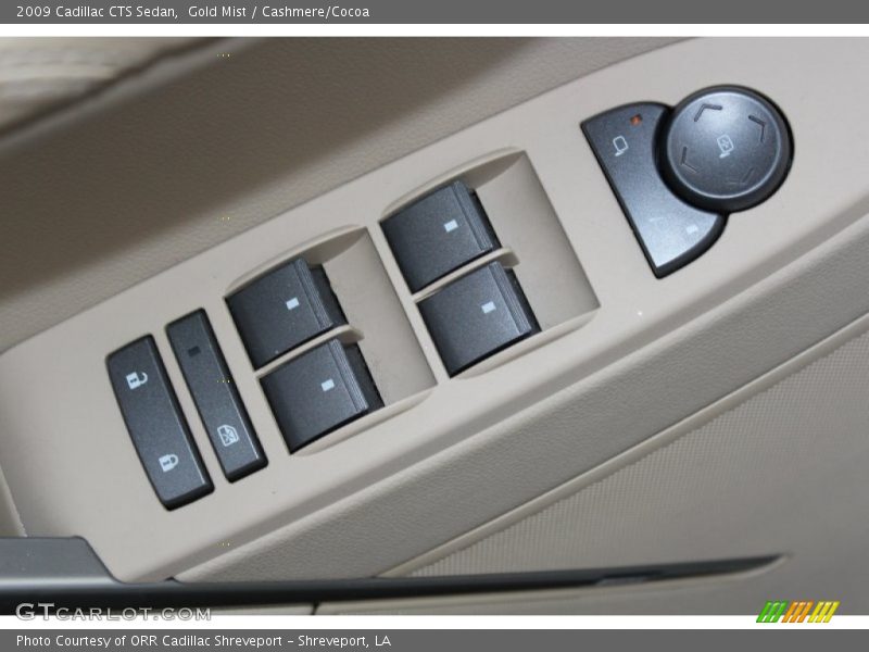 Gold Mist / Cashmere/Cocoa 2009 Cadillac CTS Sedan
