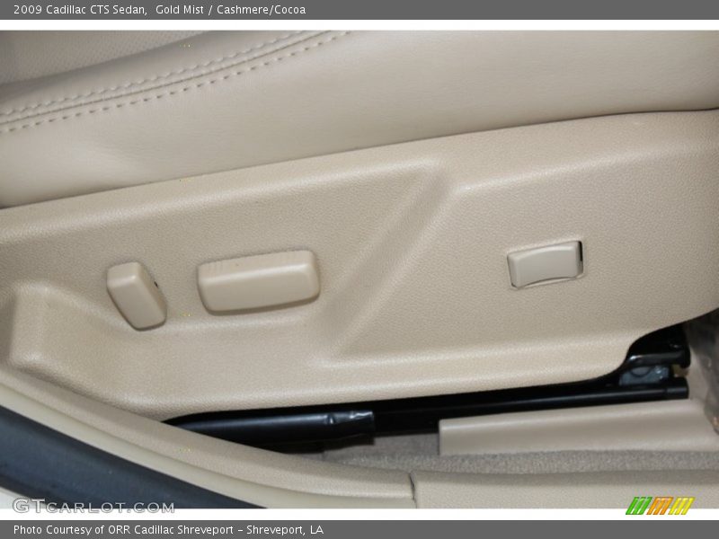 Gold Mist / Cashmere/Cocoa 2009 Cadillac CTS Sedan