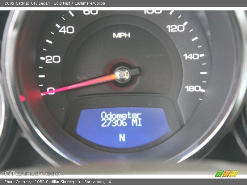 Gold Mist / Cashmere/Cocoa 2009 Cadillac CTS Sedan