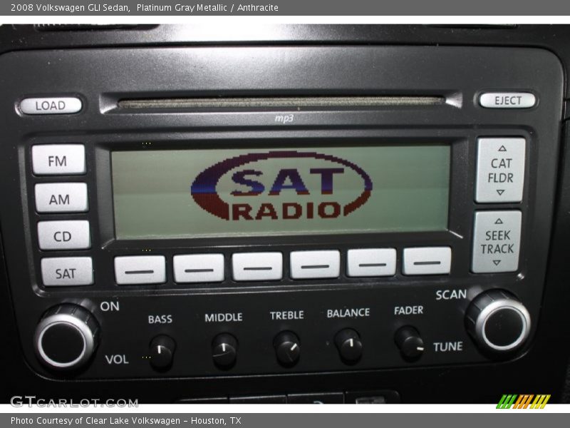 Audio System of 2008 GLI Sedan