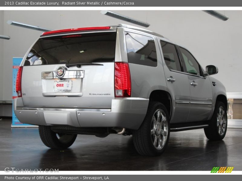 Radiant Silver Metallic / Cashmere/Cocoa 2013 Cadillac Escalade Luxury