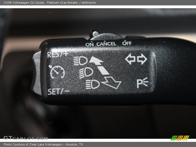 Controls of 2008 GLI Sedan