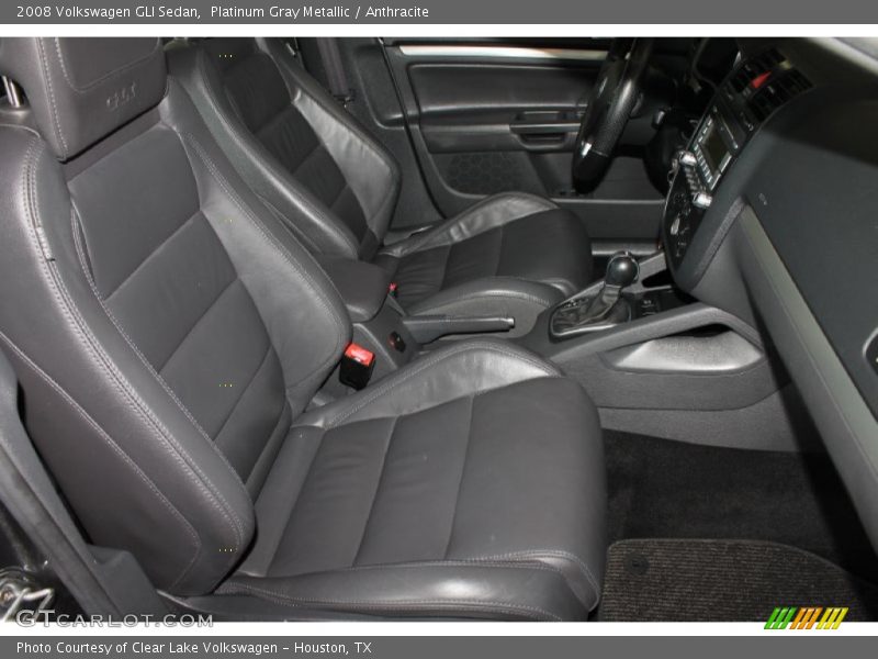 Front Seat of 2008 GLI Sedan