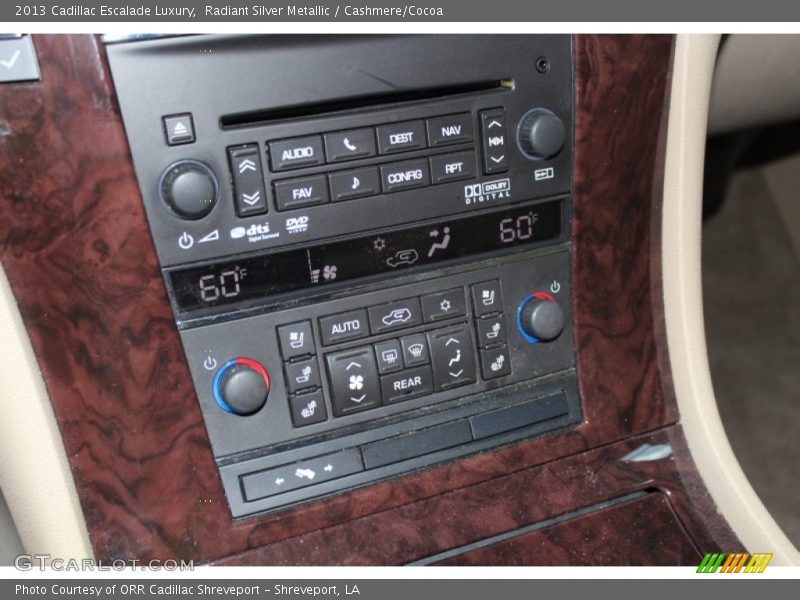 Controls of 2013 Escalade Luxury