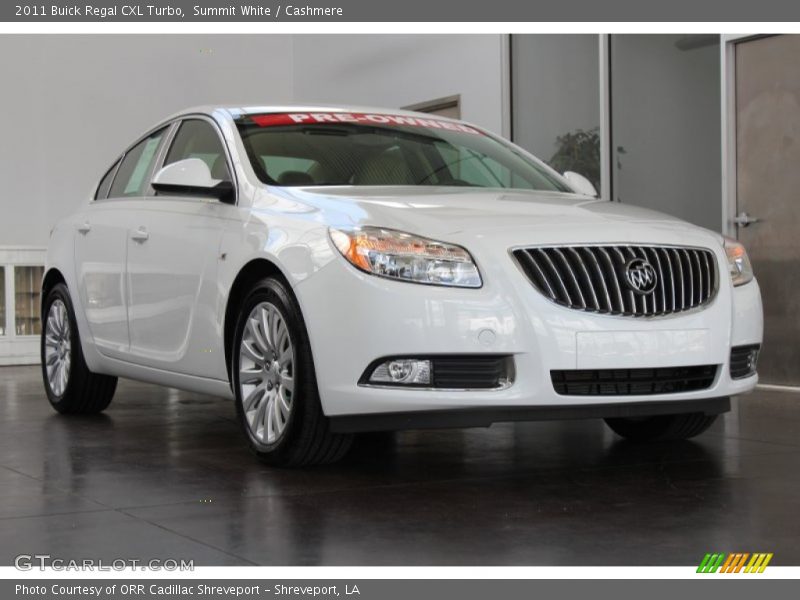 Summit White / Cashmere 2011 Buick Regal CXL Turbo