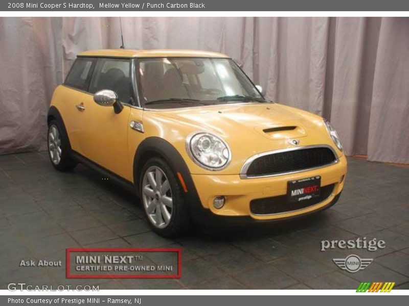 Mellow Yellow / Punch Carbon Black 2008 Mini Cooper S Hardtop