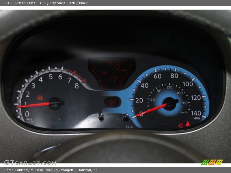 Sapphire Black / Black 2012 Nissan Cube 1.8 SL