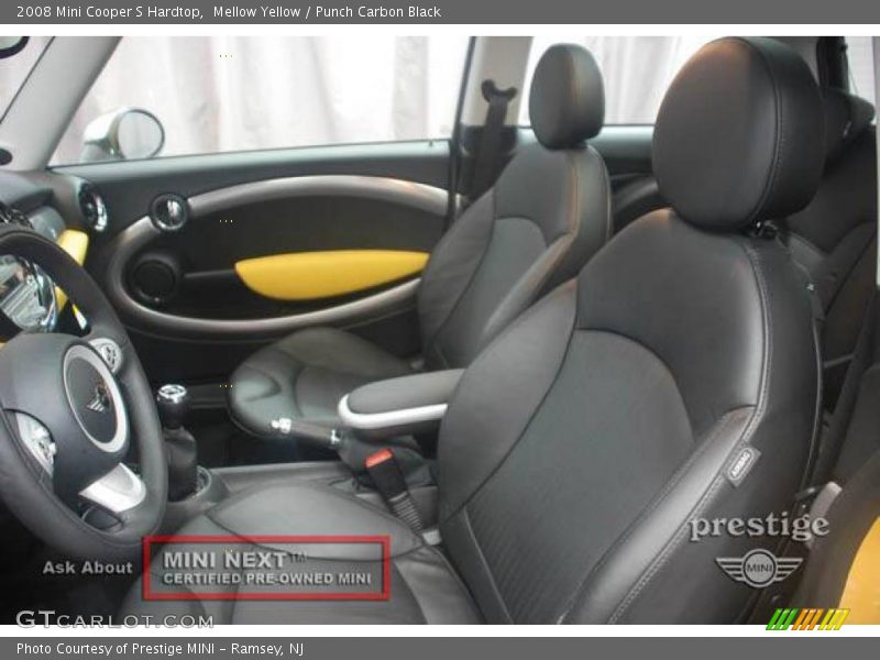 Mellow Yellow / Punch Carbon Black 2008 Mini Cooper S Hardtop