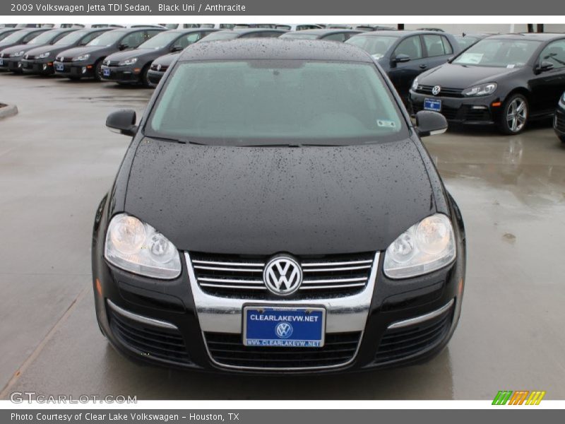 Black Uni / Anthracite 2009 Volkswagen Jetta TDI Sedan
