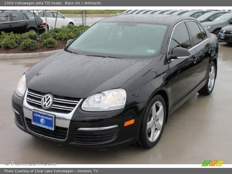 Black Uni / Anthracite 2009 Volkswagen Jetta TDI Sedan
