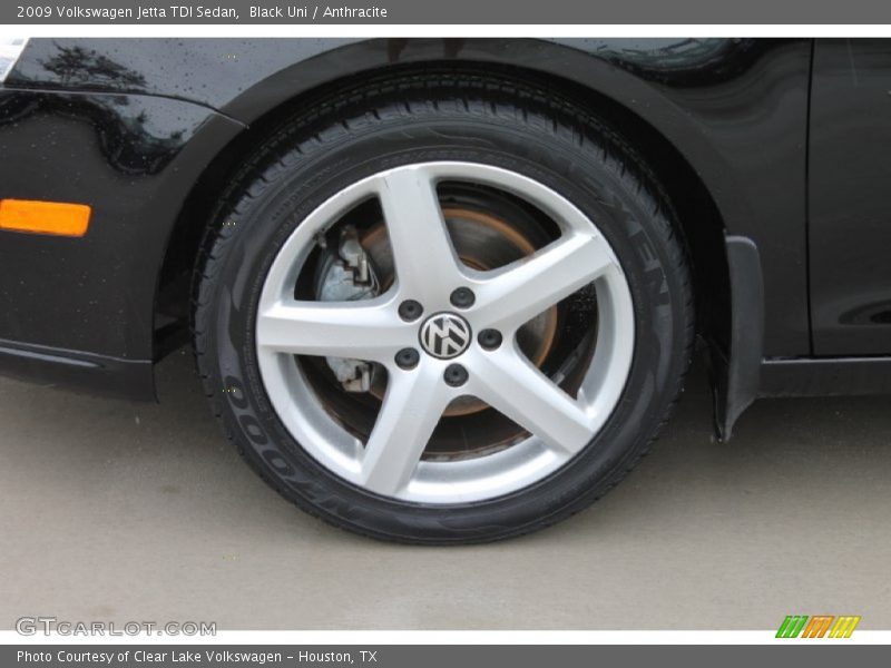 Black Uni / Anthracite 2009 Volkswagen Jetta TDI Sedan