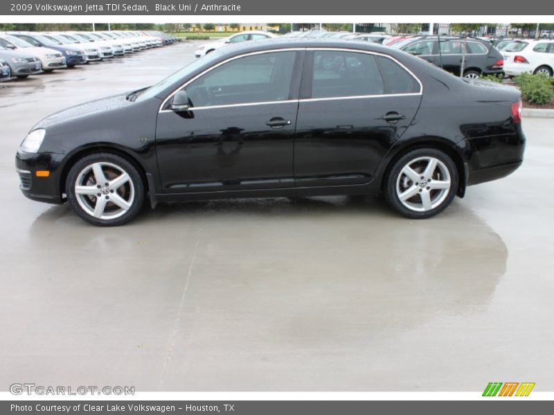 Black Uni / Anthracite 2009 Volkswagen Jetta TDI Sedan