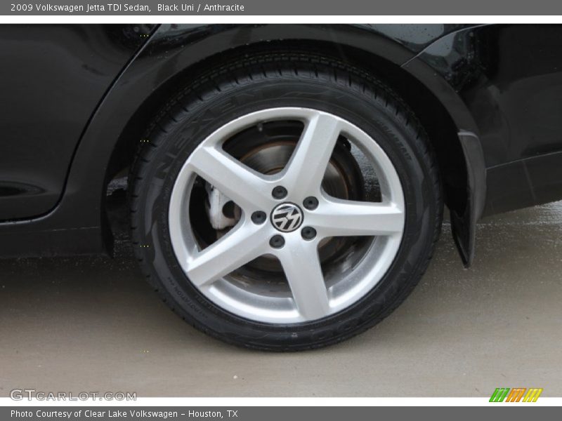 Black Uni / Anthracite 2009 Volkswagen Jetta TDI Sedan