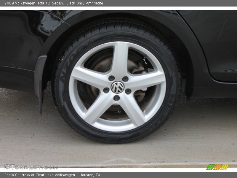 Black Uni / Anthracite 2009 Volkswagen Jetta TDI Sedan