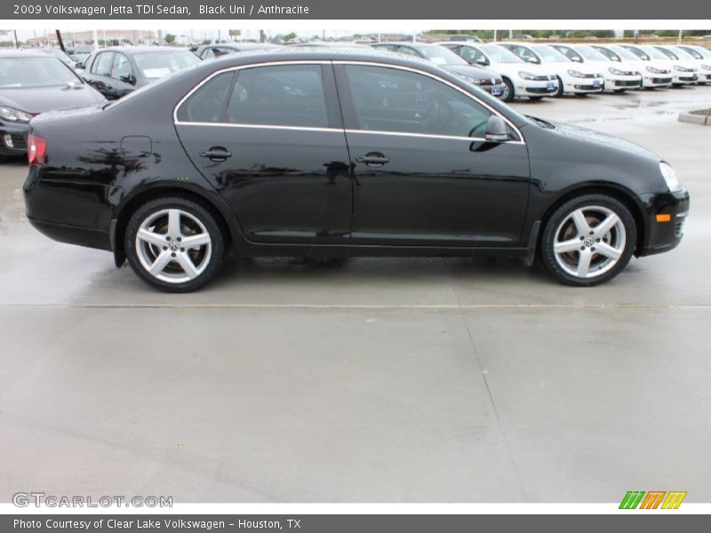Black Uni / Anthracite 2009 Volkswagen Jetta TDI Sedan