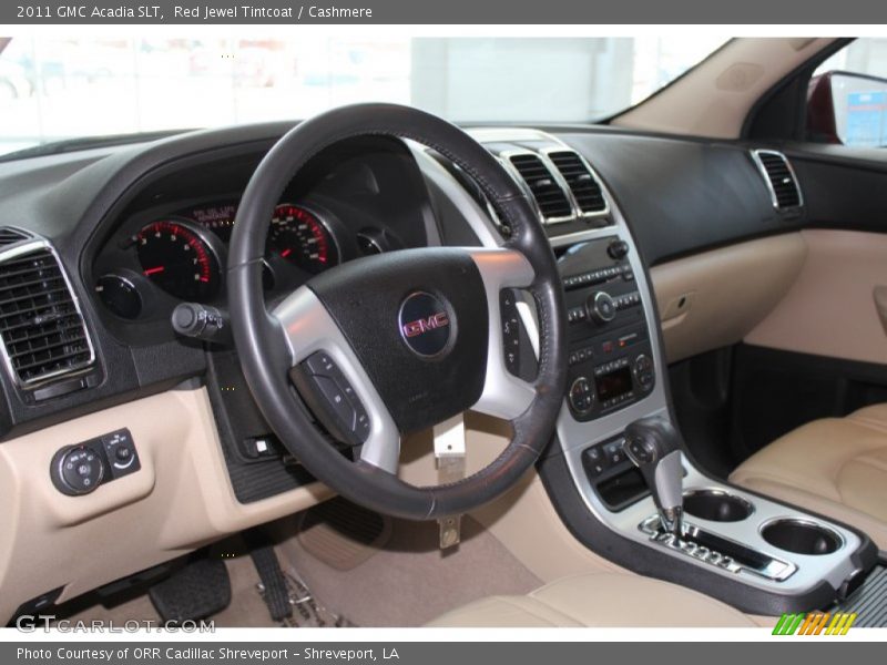 Red Jewel Tintcoat / Cashmere 2011 GMC Acadia SLT