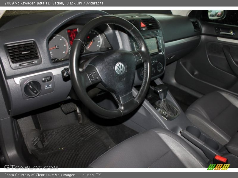 Black Uni / Anthracite 2009 Volkswagen Jetta TDI Sedan