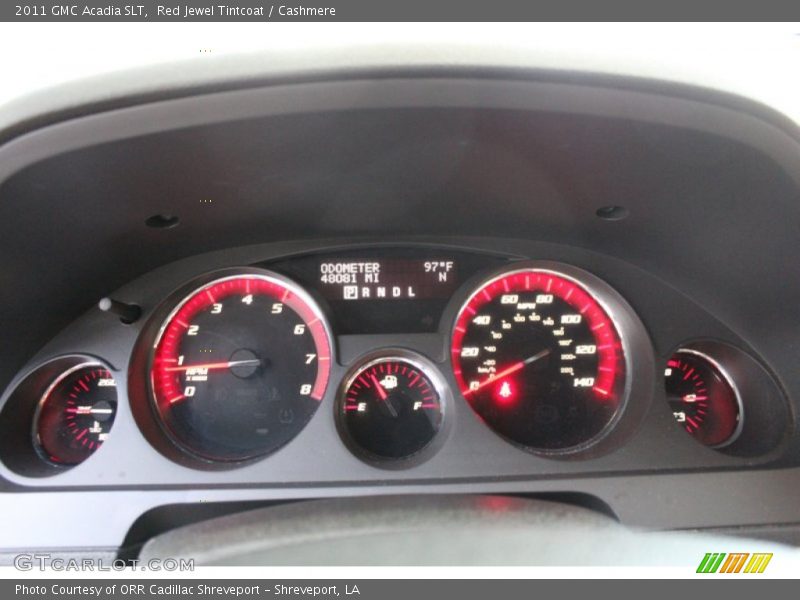Red Jewel Tintcoat / Cashmere 2011 GMC Acadia SLT