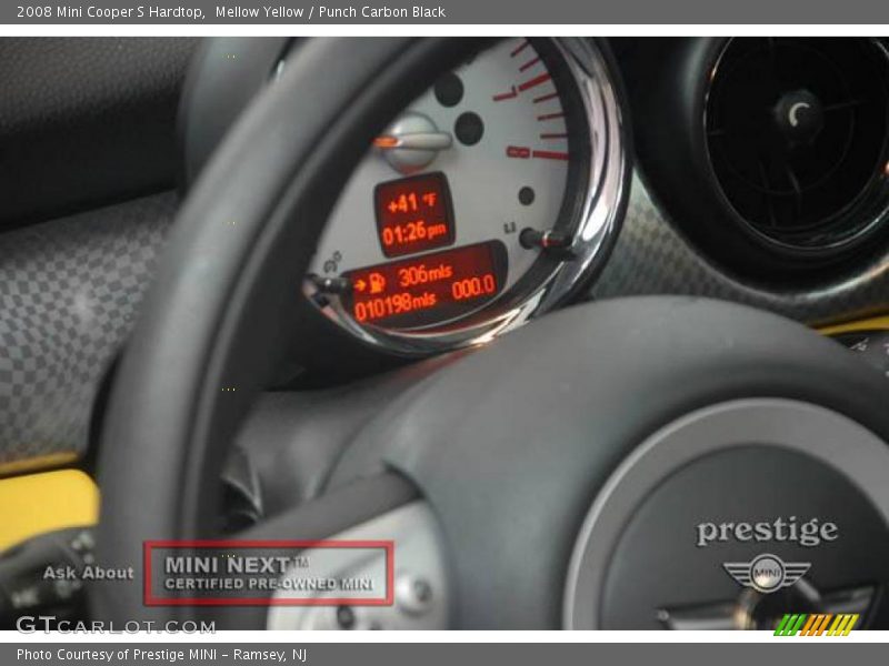 Mellow Yellow / Punch Carbon Black 2008 Mini Cooper S Hardtop