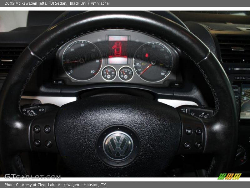 Black Uni / Anthracite 2009 Volkswagen Jetta TDI Sedan