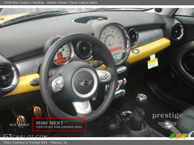 Mellow Yellow / Punch Carbon Black 2008 Mini Cooper S Hardtop