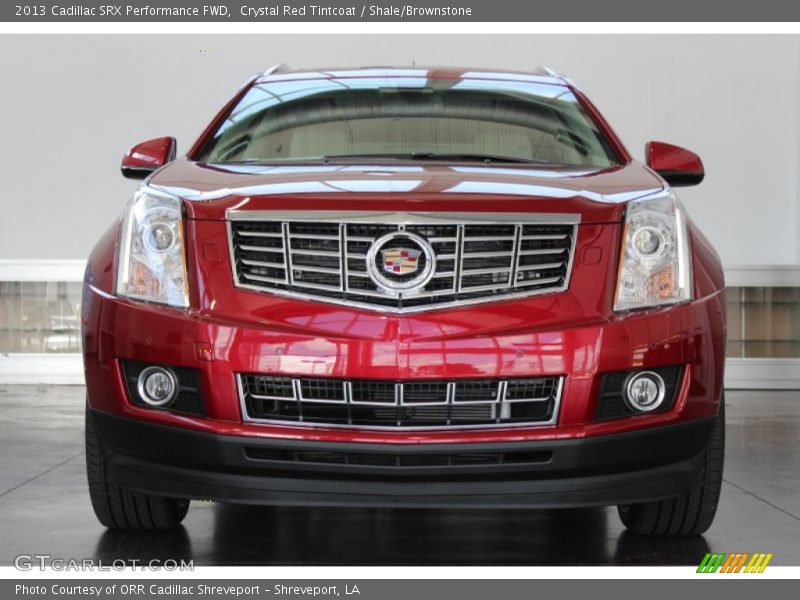 Crystal Red Tintcoat / Shale/Brownstone 2013 Cadillac SRX Performance FWD