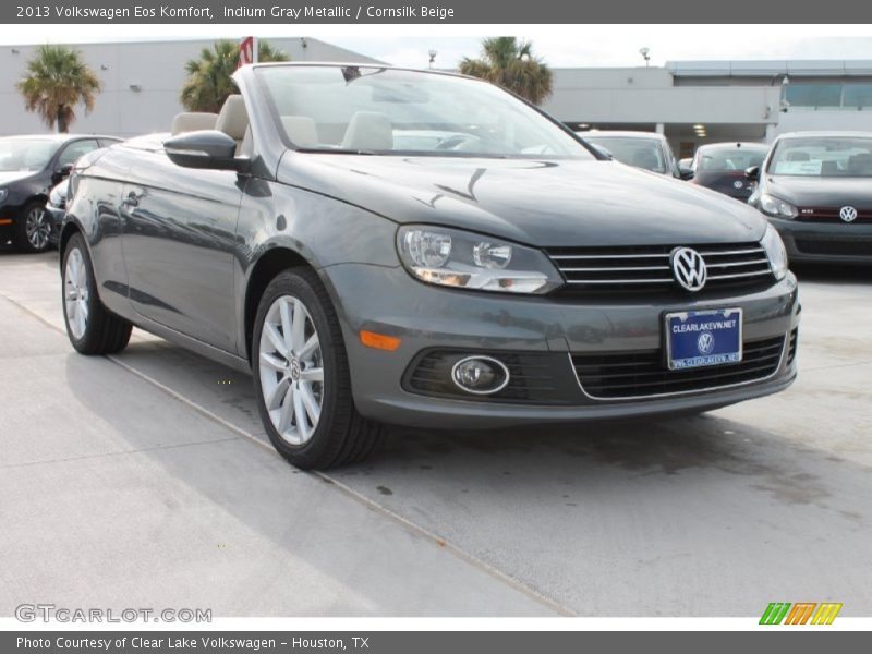 Indium Gray Metallic / Cornsilk Beige 2013 Volkswagen Eos Komfort