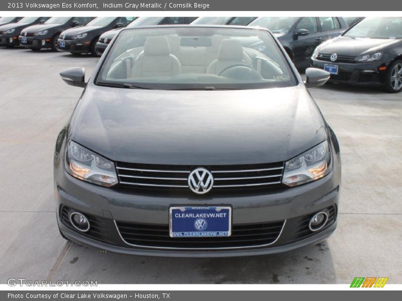 Indium Gray Metallic / Cornsilk Beige 2013 Volkswagen Eos Komfort