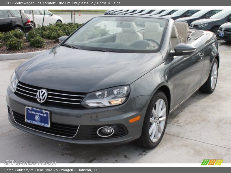 Indium Gray Metallic / Cornsilk Beige 2013 Volkswagen Eos Komfort