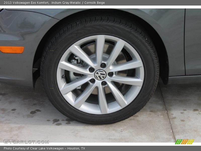 Indium Gray Metallic / Cornsilk Beige 2013 Volkswagen Eos Komfort