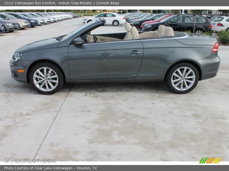 Indium Gray Metallic / Cornsilk Beige 2013 Volkswagen Eos Komfort