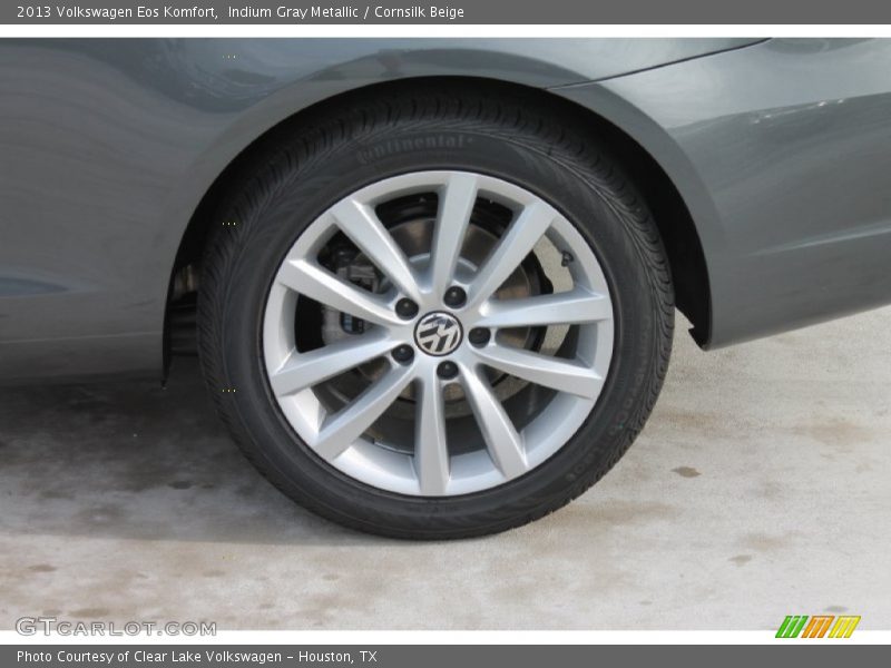 Indium Gray Metallic / Cornsilk Beige 2013 Volkswagen Eos Komfort