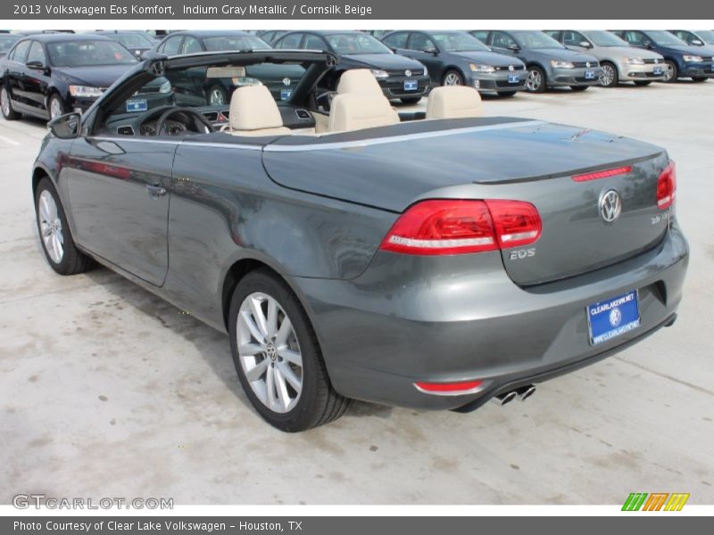 Indium Gray Metallic / Cornsilk Beige 2013 Volkswagen Eos Komfort