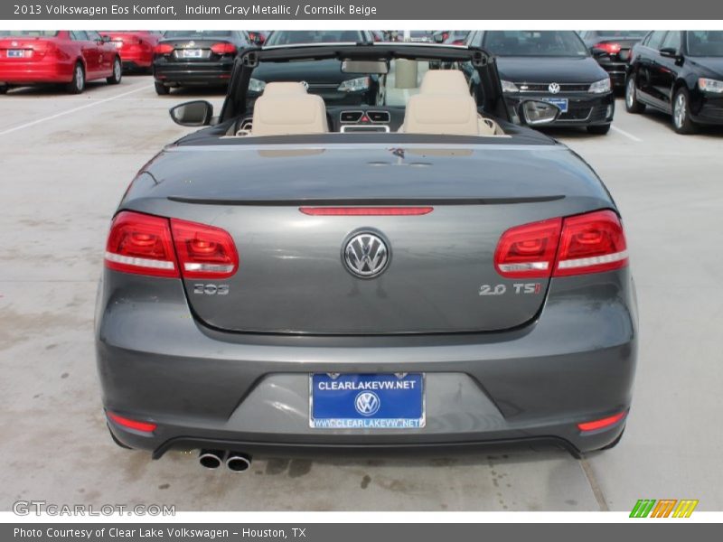 Indium Gray Metallic / Cornsilk Beige 2013 Volkswagen Eos Komfort