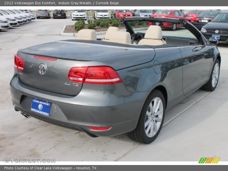 Indium Gray Metallic / Cornsilk Beige 2013 Volkswagen Eos Komfort