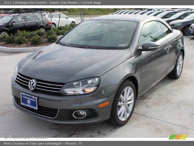 Indium Gray Metallic / Cornsilk Beige 2013 Volkswagen Eos Komfort