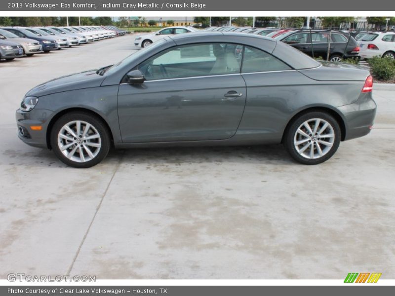 Indium Gray Metallic / Cornsilk Beige 2013 Volkswagen Eos Komfort