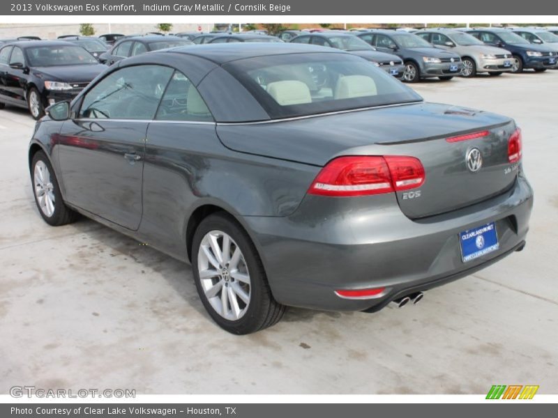 Indium Gray Metallic / Cornsilk Beige 2013 Volkswagen Eos Komfort