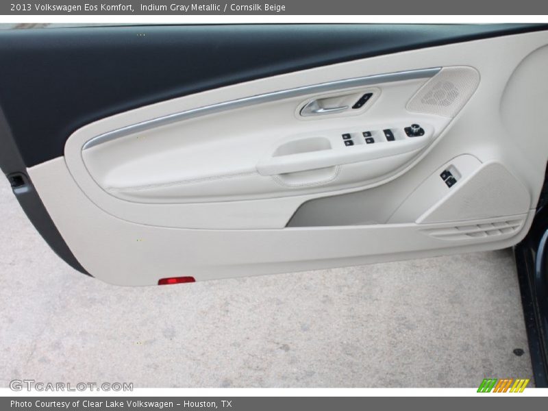 Indium Gray Metallic / Cornsilk Beige 2013 Volkswagen Eos Komfort