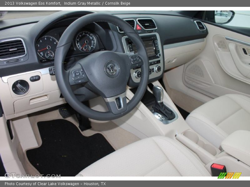 Indium Gray Metallic / Cornsilk Beige 2013 Volkswagen Eos Komfort