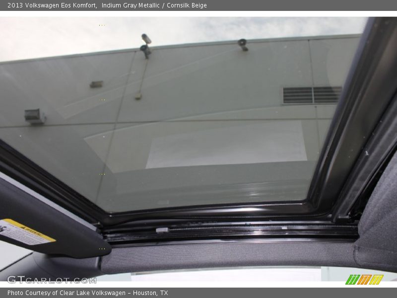 Indium Gray Metallic / Cornsilk Beige 2013 Volkswagen Eos Komfort