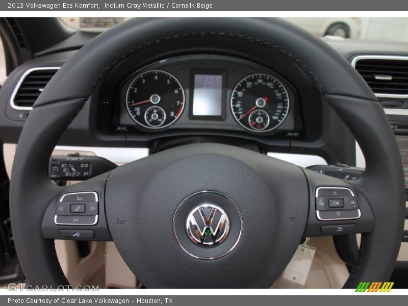 Indium Gray Metallic / Cornsilk Beige 2013 Volkswagen Eos Komfort